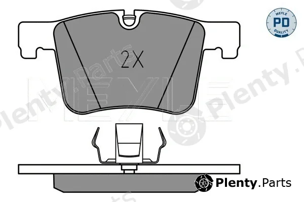 Meyle 0252519919/PD — Brake Pad Set, disc brake MEYLE-PD: Advanced performance and design.