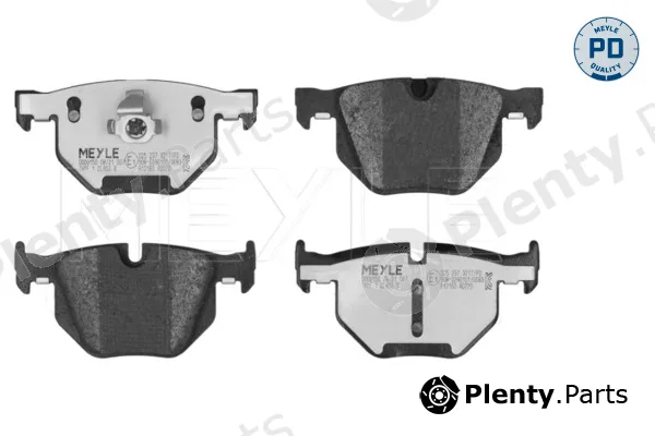 Meyle 0252373217/PD — Brake Pad Set, disc brake MEYLE-PD: Advanced performance and design.