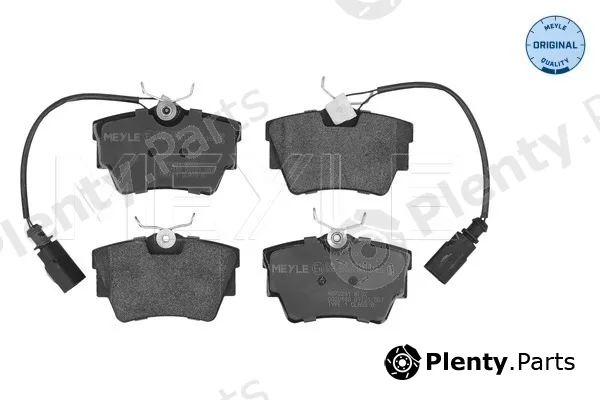 Meyle 0252322416/W — Brake Pad Set, disc brake MEYLE-ORIGINAL: True to OE.