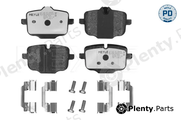 Meyle 0252470318/PD — Brake Pad Set, disc brake MEYLE-PD: Advanced performance and design.