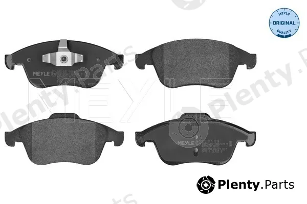 Meyle 0252471018 — Brake Pad Set, disc brake MEYLE-ORIGINAL: True to OE.