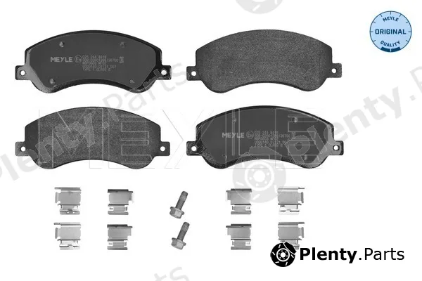 Meyle 0252448418 — Brake Pad Set, disc brake MEYLE-ORIGINAL: True to OE.