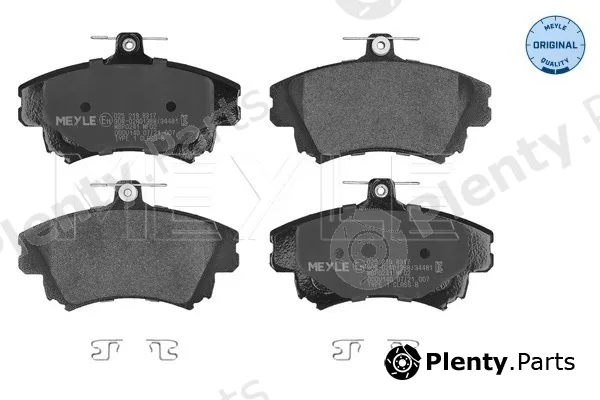 Meyle 0252198317 — Brake Pad Set, disc brake MEYLE-ORIGINAL: True to OE.