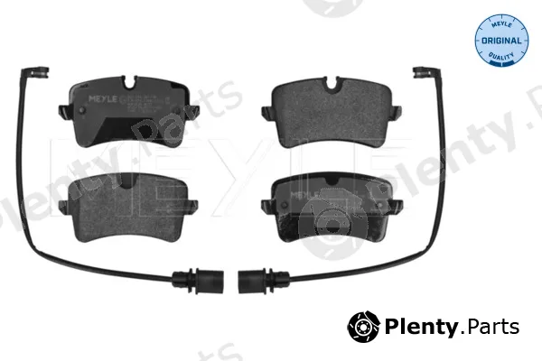 Meyle 0252460617/W — Brake Pad Set, disc brake MEYLE-ORIGINAL: True to OE.