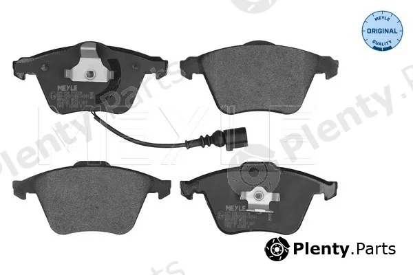 Meyle 0252380120/W — Brake Pad Set, disc brake MEYLE-ORIGINAL: True to OE.
