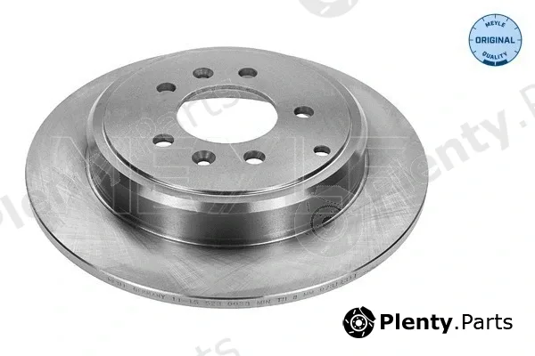 Meyle 11-155230033 — Brake Disc MEYLE-ORIGINAL: True to OE.