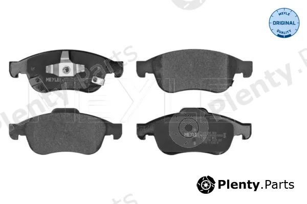 Meyle 0252453819 — Brake Pad Set, disc brake MEYLE-ORIGINAL: True to OE.