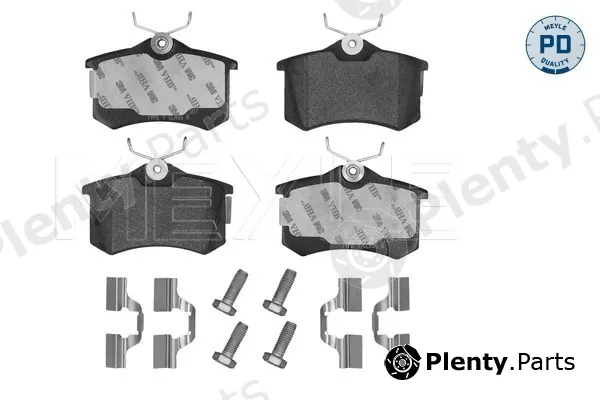 Meyle 0252096117/PD — Brake Pad Set, disc brake MEYLE-PD: Advanced performance and design.