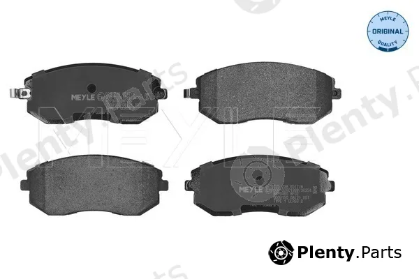 Meyle 0252386517/W — Brake Pad Set, disc brake MEYLE-ORIGINAL: True to OE.