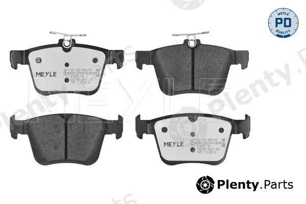 Meyle 0252500816/PD — Brake Pad Set, disc brake MEYLE-PD: Advanced performance and design.