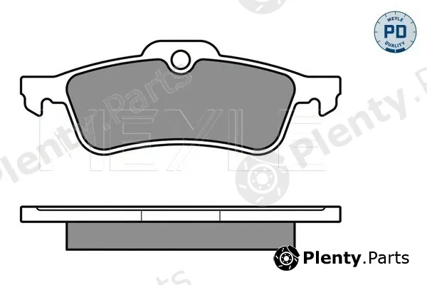 Meyle 0252371616/PD — Brake Pad Set, disc brake MEYLE-PD: Advanced performance and design.