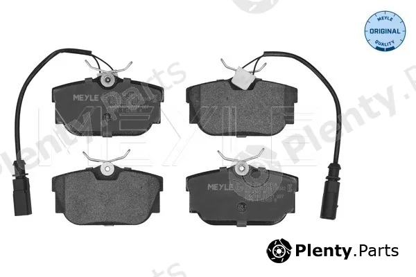 Meyle 0252344616/W — Brake Pad Set, disc brake MEYLE-ORIGINAL: True to OE.