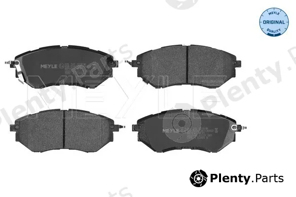Meyle 0252422218/W — Brake Pad Set, disc brake MEYLE-ORIGINAL: True to OE.