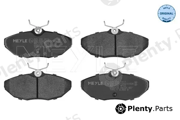 Meyle 0252342417 — Brake Pad Set, disc brake MEYLE-ORIGINAL: True to OE.