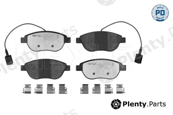 Meyle 0252370918/PD — Brake Pad Set, disc brake MEYLE-PD: Advanced performance and design.