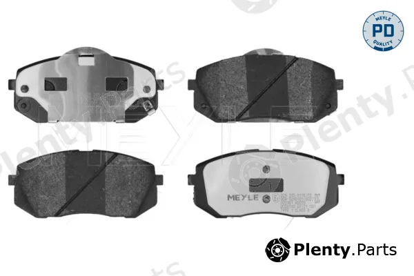 Meyle 0252450116/PD — Brake Pad Set, disc brake MEYLE-PD: Advanced performance and design.