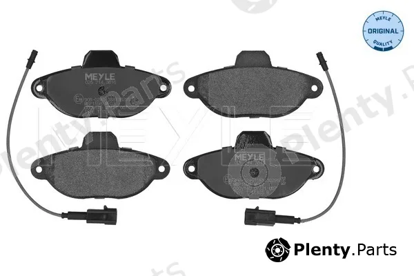 Meyle 0252143616 — Brake Pad Set, disc brake MEYLE-ORIGINAL: True to OE.