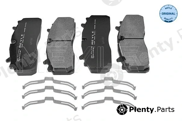 Meyle 0252928401 — Brake Pad Set, disc brake MEYLE-ORIGINAL: True to OE.