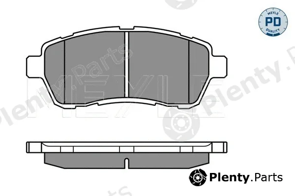 Meyle 0252428316/PD — Brake Pad Set, disc brake MEYLE-PD: Advanced performance and design.