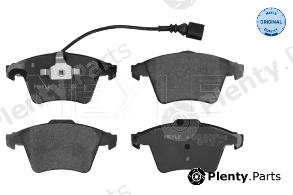 Meyle 0252374618/W — Brake Pad Set, disc brake MEYLE-ORIGINAL: True to OE.