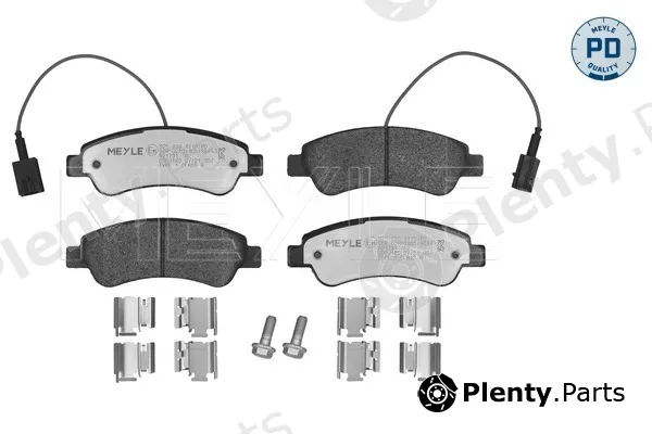 Meyle 0252204119/PD — Brake Pad Set, disc brake MEYLE-PD: Advanced performance and design.