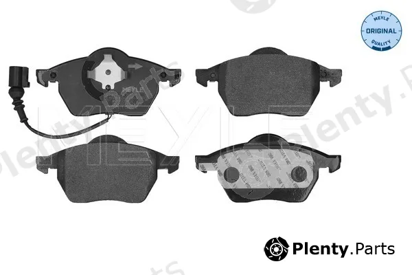 Meyle 0252339219/W — Brake Pad Set, disc brake MEYLE-ORIGINAL: True to OE.