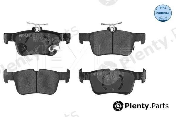Meyle 0252223116 — Brake Pad Set, disc brake MEYLE-ORIGINAL: True to OE.