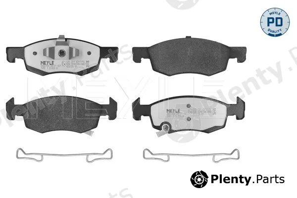 Meyle 0252214317/PD — Brake Pad Set, disc brake MEYLE-PD: Advanced performance and design.