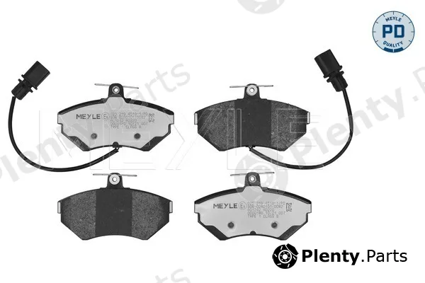 Meyle 0252194519-1/PD — Brake Pad Set, disc brake MEYLE-PD: Advanced performance and design.