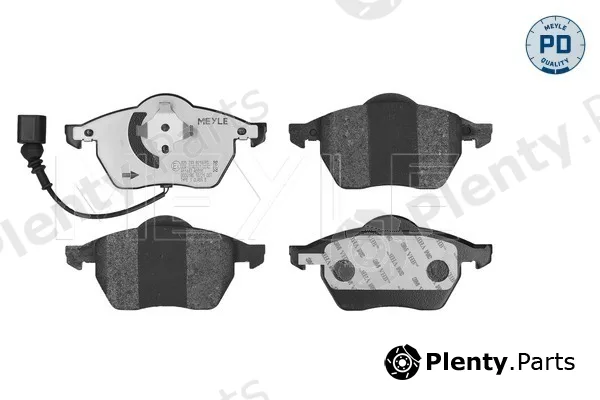 Meyle 0252339219/PD — Brake Pad Set, disc brake MEYLE-PD: Advanced performance and design.