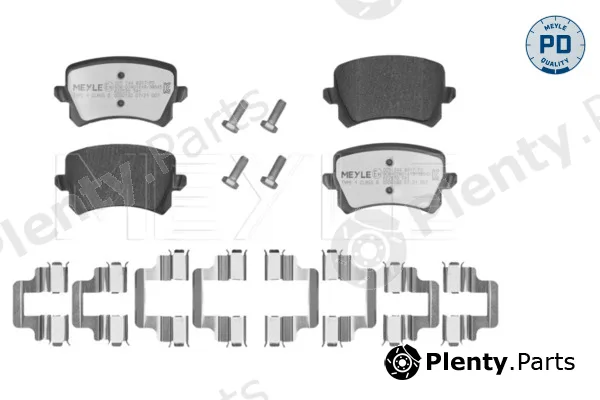 Meyle 0252448317/PD — Brake Pad Set, disc brake MEYLE-PD: Advanced performance and design.