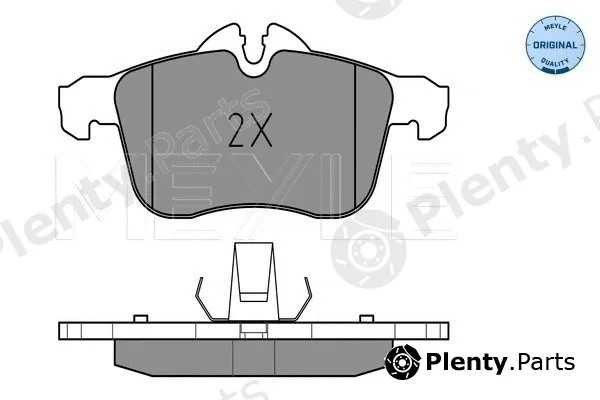Meyle 0252833219/W — Brake Pad Set, disc brake MEYLE-ORIGINAL: True to OE.