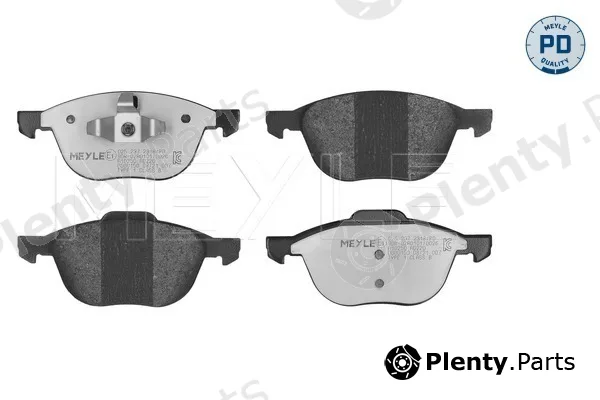 Meyle 0252372318/PD — Brake Pad Set, disc brake MEYLE-PD: Advanced performance and design.