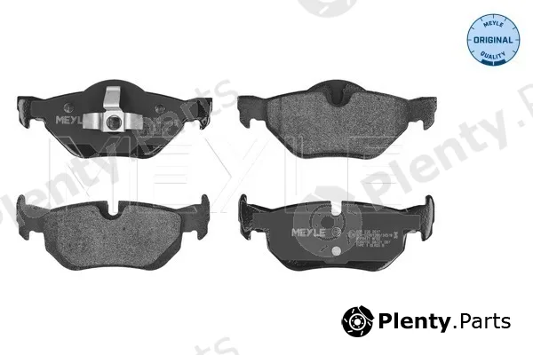 Meyle 0252392617 — Brake Pad Set, disc brake MEYLE-ORIGINAL: True to OE.