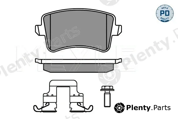 Meyle 0252460617-1/PD — Brake Pad Set, disc brake MEYLE-PD: Advanced performance and design.
