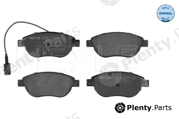 Meyle 0252370919/W — Brake Pad Set, disc brake MEYLE-ORIGINAL: True to OE.