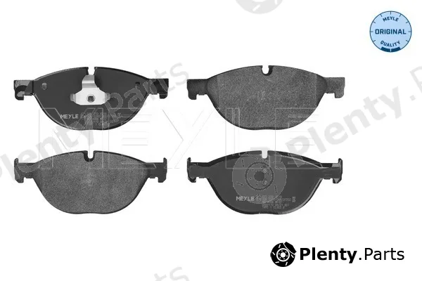 Meyle 0252504519 — Brake Pad Set, disc brake MEYLE-ORIGINAL: True to OE.