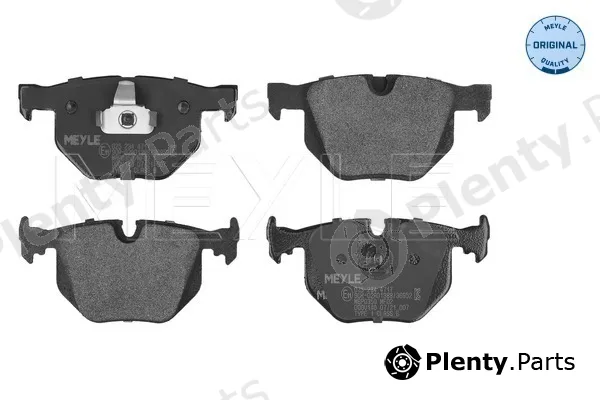 Meyle 0252344717 — Brake Pad Set, disc brake MEYLE-ORIGINAL: True to OE.