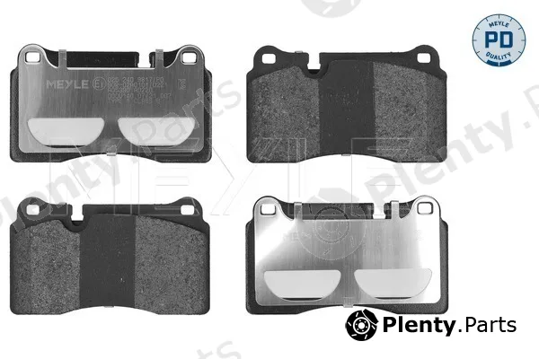 Meyle 0252409817/PD — Brake Pad Set, disc brake MEYLE-PD: Advanced performance and design.