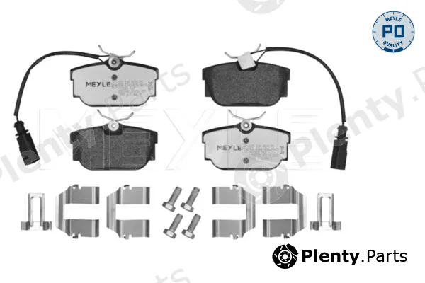 Meyle 0252344616/PD — Brake Pad Set, disc brake MEYLE-PD: Advanced performance and design.