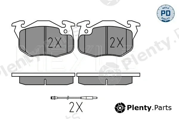 Meyle 0252090518/PD — Brake Pad Set, disc brake MEYLE-PD: Advanced performance and design.