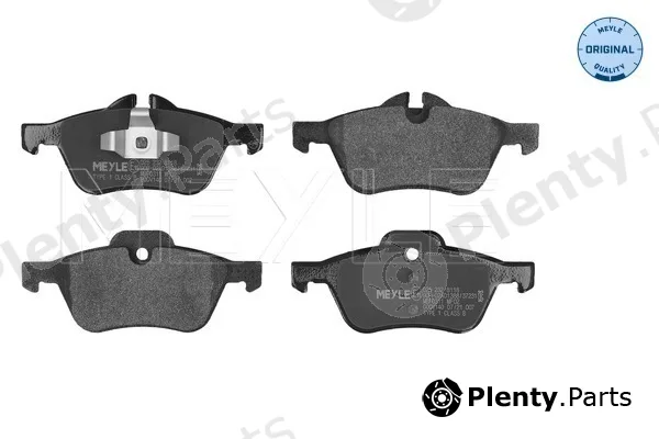 Meyle 0252328118 — Brake Pad Set, disc brake MEYLE-ORIGINAL: True to OE.