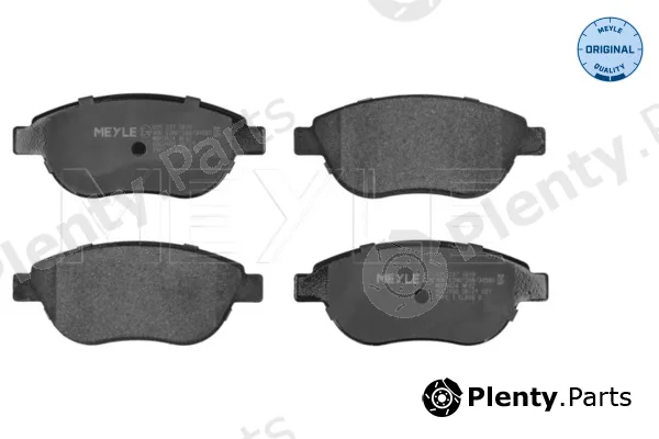 Meyle 0252370819 — Brake Pad Set, disc brake MEYLE-ORIGINAL: True to OE.