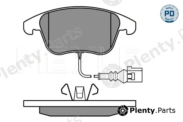 Meyle 0252433219/PD — Brake Pad Set, disc brake MEYLE-PD: Advanced performance and design.