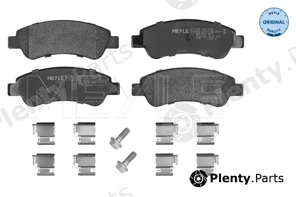 Meyle 0252446519 — Brake Pad Set, disc brake MEYLE-ORIGINAL: True to OE.