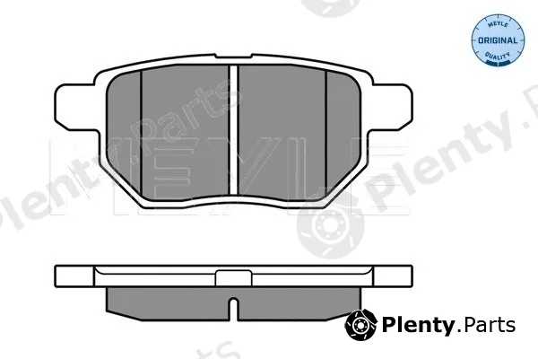 Meyle 0252461015/W — Brake Pad Set, disc brake MEYLE-ORIGINAL: True to OE.