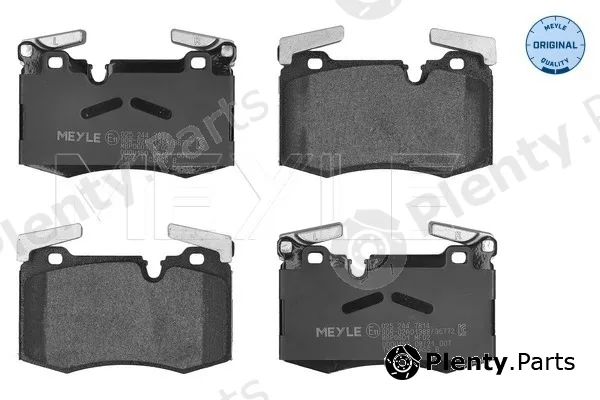Meyle 0252447814 — Brake Pad Set, disc brake MEYLE-ORIGINAL: True to OE.