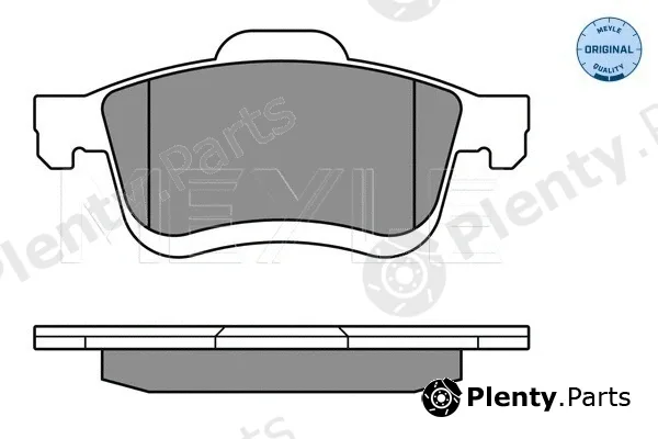 Meyle 0252472720/W — Brake Pad Set, disc brake MEYLE-ORIGINAL: True to OE.