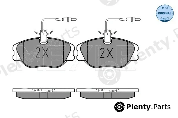 Meyle 0252180119/W — Brake Pad Set, disc brake MEYLE-ORIGINAL: True to OE.