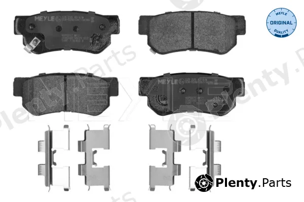 Meyle 0252354314/W — Brake Pad Set, disc brake MEYLE-ORIGINAL: True to OE.